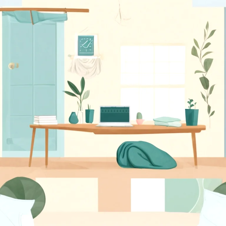 Entspannte Person bei Meditation umgeben von Natur